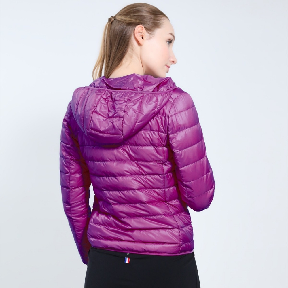 Beaver Canoe Packable Puffer Jacket Size Medium Purple
